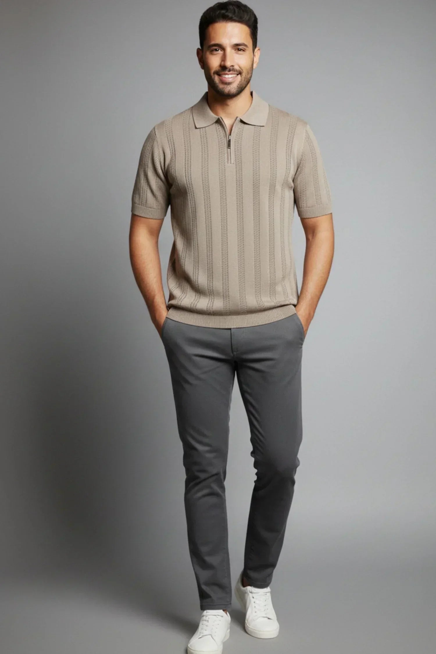 Polo Amalfi en hilado Turín calado